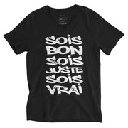 TS sois bon Noir - Blanc