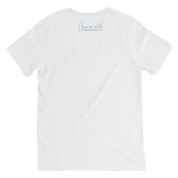 TS Mon afro Blanc - Bleu