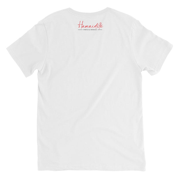TS Peau Noire Blanc - Rouge