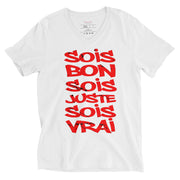 TS sois bon Blanc - Rouge