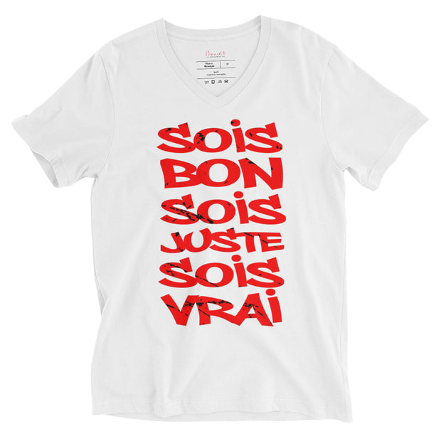 TS sois bon Blanc - Rouge